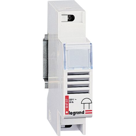 Legrand – Sonnerie 230V pour tableau électrique – 79 dB – Montage par bornes à vis – Signal acoustique fort pour visiteurs