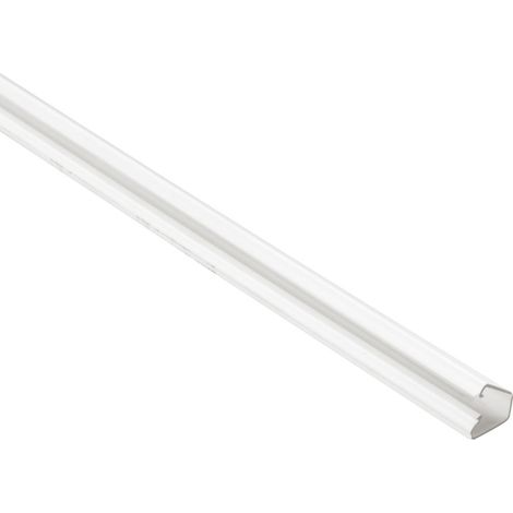 poly pool - 2 m canale portacavo adesivo 12 mm x 17 mm bianco