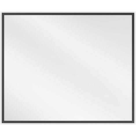 Mexen Loft rechteckiger Badspiegel 60 x 50 cm, schwarzer Rahmen - 9852-060-050-000-70 (1/5)