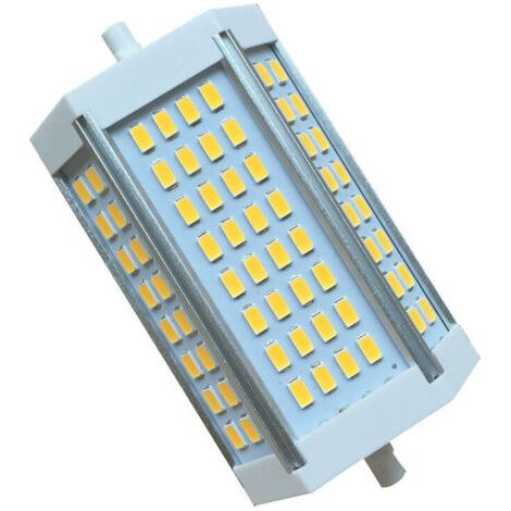30 W R7s dimmbare 118 mm LED-Lampe J118 Strahler Tageslicht 4000 K doppelseitig 3000 lm, entspricht 300 W Halogenlampe für Zuhause, Wohnzimmer, Balkon, Büro, Hotel, Restaurant, 220 V (1 Stück) [Energi (1/4)