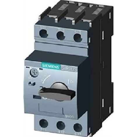 Siemens Disyuntor, S0, Protección de motor, Clase 10, Disparador A 10-16A, Disparador N 208A, 3RV20214AA15
