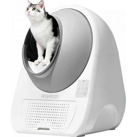 Catlink Pro Ultra Litière automatique pour chats avec caméra IA - CATLINK