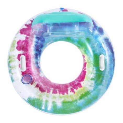 Bestway Schwimmring Ø 104 x 57 cm Tie Dye Deluxe mit Kopfstütze (1/5)