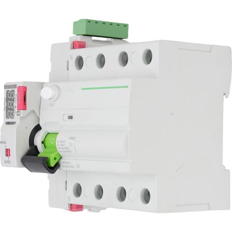 Interruttore automatico di tipo 4P A con richiusura automatica, display digitale, ripristino automatico RCD RCCB 63A. (1/5)
