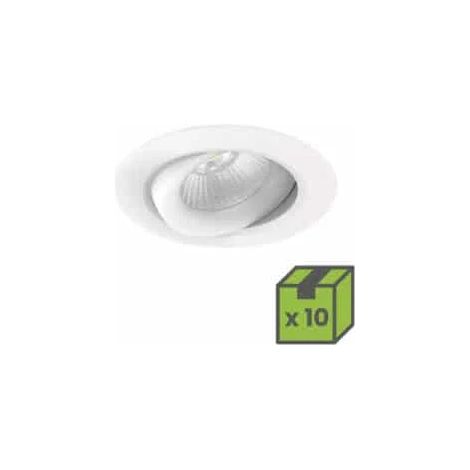 Lot de 10 Spots orientables LED Mambo CTC - 7W - Blanc -2700K/3000K/4000K - MAM7WCTC- Asled (1/4)