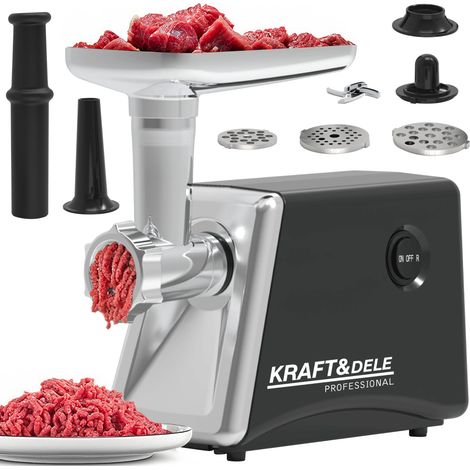 Hachoir À Viande Électrique 2000 W Avec Accessoires Pour Saucisses Pâtés