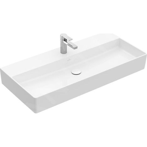 Villeroy & Boch Memento 2.0 lavabo mural, 1 trou pour robinet, (1/5)