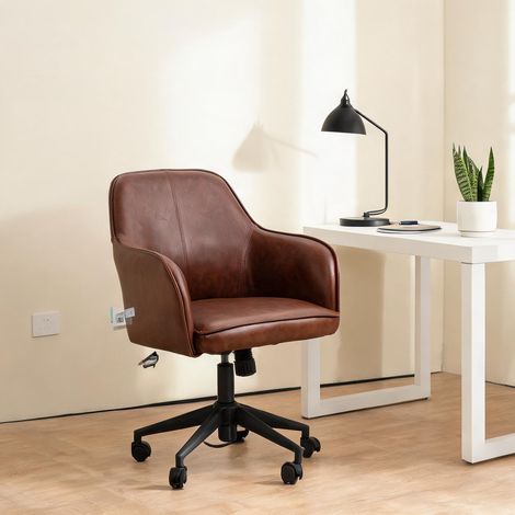 Chaise de bureau en similicuir mousse Nylon 58,5 x 62 x 91 cm (1/5)