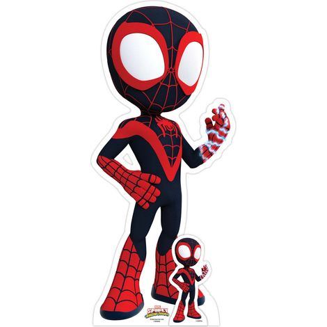 Figurine en carton Spin – Spidey et ses amis extraordinaires - Haut 92 cm