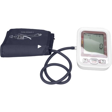 Tensiomètre Bras Électronique Grand Écran Automatique Pouls Cardiaque Moniteur Tension Artérielle pour Personnes Âgées (1/5)