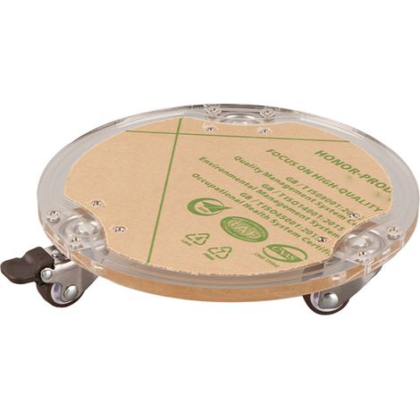 Plateau Acrylique Transparent Rond pour Purificateur d'Air et Chauffage - Support pour Climatisation et Base de Chauffage (1/5)