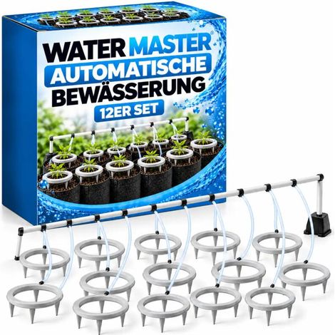 Water Master goutte à goutte irrigazione 12er kit - automatique irrigazione (1/5)