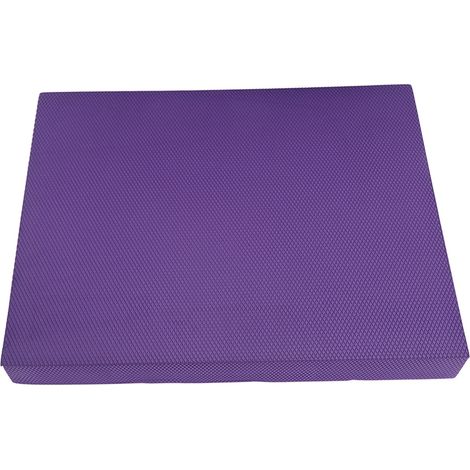 Tapis d'équilibre TPE imperméable antidérapant haute résilience pour exercices genoux chevilles renforcement musculaire violet (1/5)