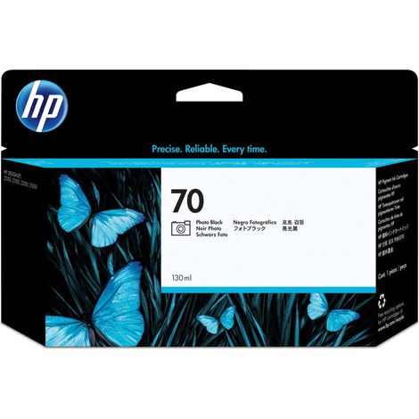HP 70 130 ml Cartuccia d'Inchiostro 1 pz Originale Nero per Foto (1/4)