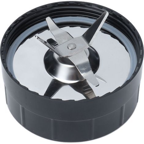 Ortviai Couteau en Croix pour Extracteur de Jus MB 250 W – Lame en Acier Inoxydable, Base ABS, 4 Ailettes (1/4)
