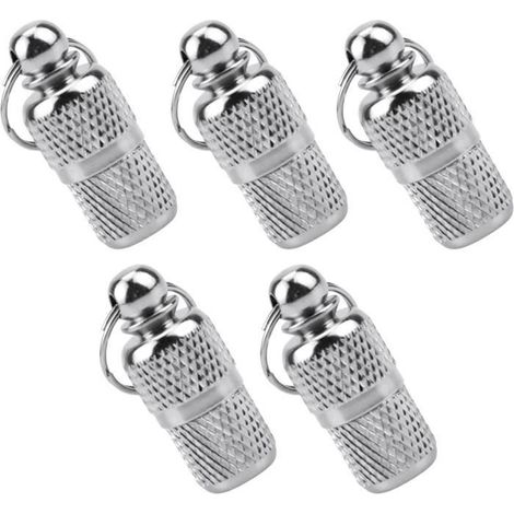 5 pcs tube d'étiquetage identification étanche pour collier porte-adresse (1/4)