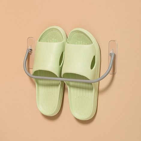 Wall-mounted folding shoe rack, shoe holder, slipper drying rack. - AquaForge (1/5)