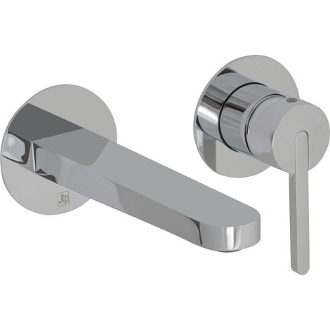 JTP Kio Basin Mixer Tap Wall Mounted - Chrome (1/2)