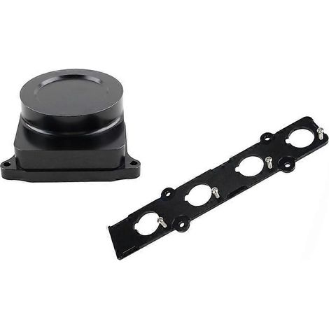 Plaque d'adaptation pour bobine d'allumage Racing noire, capuchon de distributeur B16 B18 compatible avec Honda Acura série B B18C GSR Integra DC2 Type R (1/5)