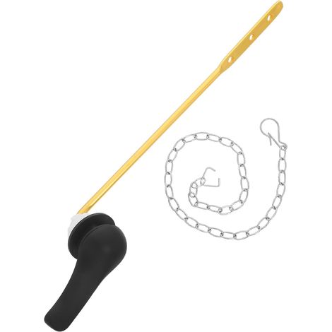 Kit Levier de Chasse pour Réservoir de Toilettes, 2 Pièces Noir (1/5)