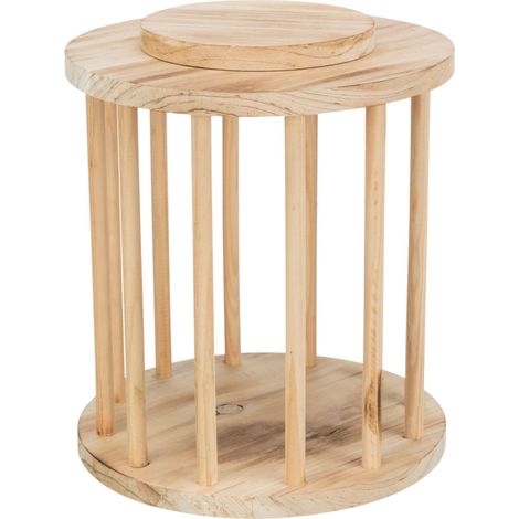 Rouleau mangeoire à foin, herbes et paille pour rongeurs D:20cm/H:23cm. - Trixie