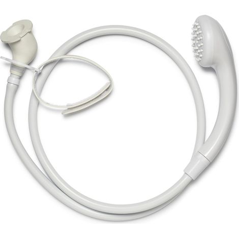 Croydex Secura Shower Head and Hose for Single Tap with a Strap to Secure