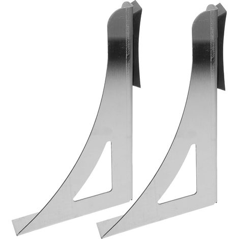 Support et Support Stable en Acier Inoxydable Argenté Mural Installation Rapide pour Chauffe-eau Électrique pour Petites Salles de Bain et Espaces Restreints (1/5)