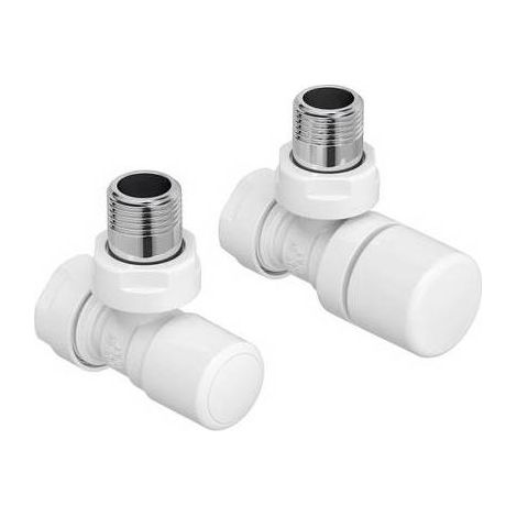 VALVOLA E DETENTORE A SQUADRA ZEHNDER CLASSIC LINE Misura: 1/2 Bianco