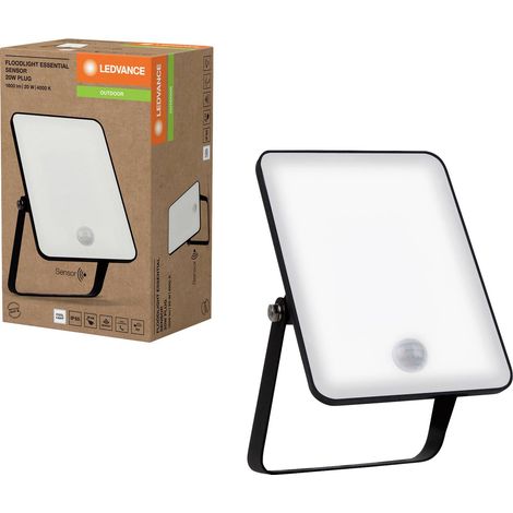 [GEBRAUCHT] B-Ware LEDVANCE FL Essential LED-Flutlichtstrahler 20W 1800lm IP65 Kaltweiß Schwarz (1/2)