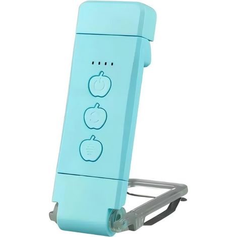Lampe de Lecture Rechargeable USB, Liseuse Lampe avec Clip pour Lire Dans le Lit, 3 Couleurs Protection des Yeux & 5 Luminosités Réglables en Continu, Cadeaux pour Lecteurs de Livres (Bleu)