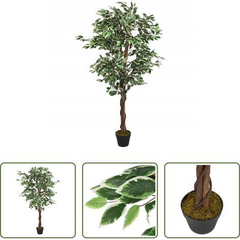 Plante artificielle -  Ficus artificiel 378 feuilles 80 cm vert (1/5)