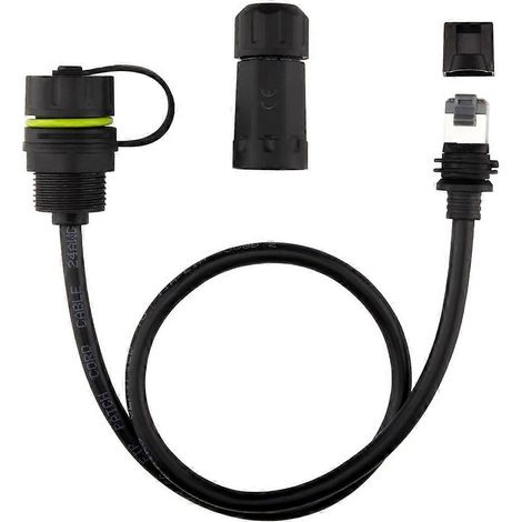 Adaptateur Ethernet Starlink Gen 3/Mini, rallonge de câble Starlink Gen 3 vers coupleur RJ45 étanche IP68 pour antenne parabolique et routeur (1/5)