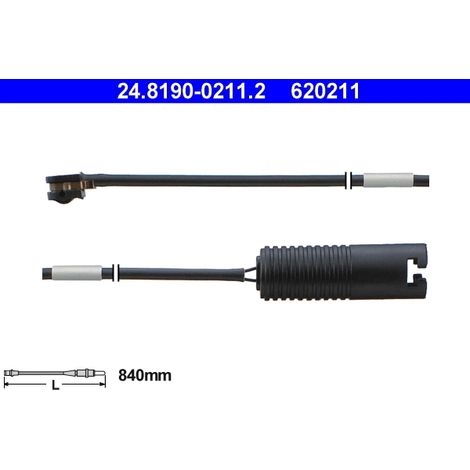 Contact d'avertissement, usure des plaquettes de frein ATE 24.8190-0211.2 BMW