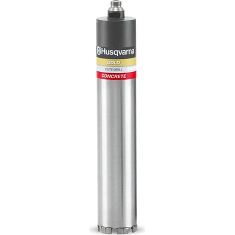 Husqvarna – Foret diamanté 81mm pour béton armé léger – Longueur 350mm – Connexion R 1/2” – Fonctionnement humide pour carottage efficace (1/2)