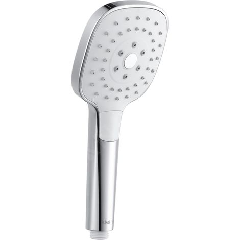 kielle Vega - Tête de douche 130, 3 jets, chrome / blanc 20418000 (1/5)