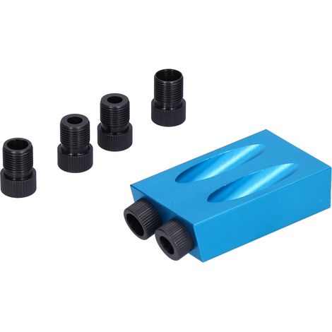 Schrägloch-Positionierbohrer-Set aus Aluminiumlegierung, verstellbar, für Holzmöbel (1/5)