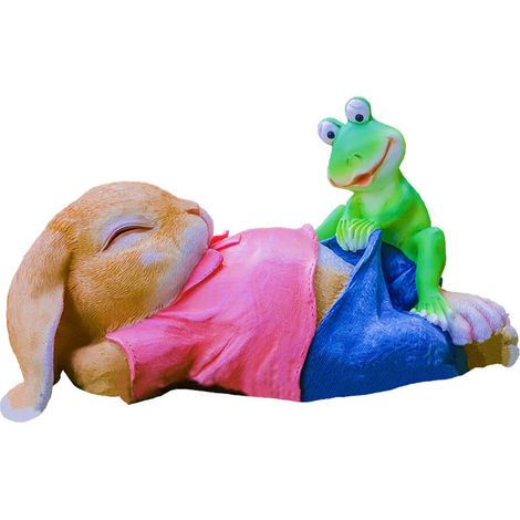 Gartenhasenfiguren, fantastische Hasen-Gartendekoration (1/4)