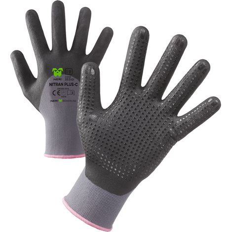 Neri Nitran Plus-C Arbeitshandschuhe - 8 (M) -  Schwarz / grau