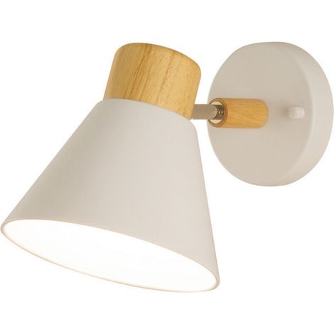 Applique murale rétro en métal E27 – Lampe murale vintage 17x12cm – Peinture antirouille – Pour salon, chambre, salle de bain – (1/5)