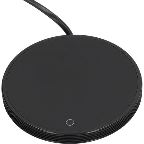 Chauffe-tasse thermique pour café, tasse à café ou à eau, idéal pour le bureau, la maison ou le travail (110 V, noir). Compatible avec les appareils électroménagers US. (1/5)