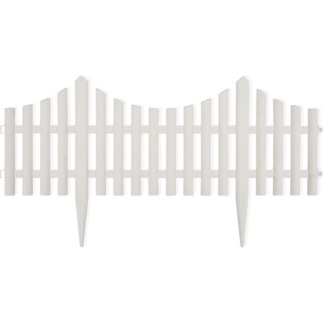Bordure de pelouse Blanc 17 pcs / 10 m (1/5)