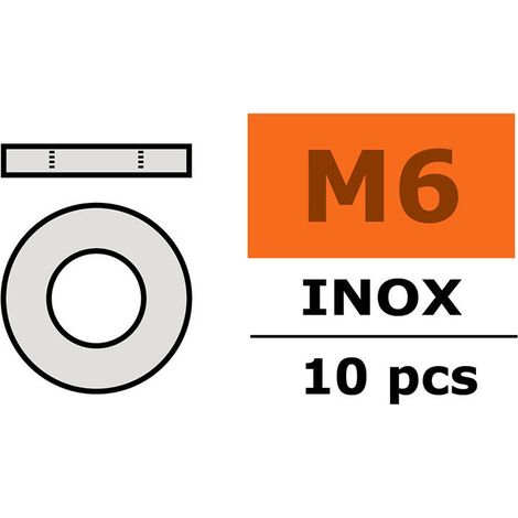 Revtec - Washer - M6 - Inox - 10 pcs