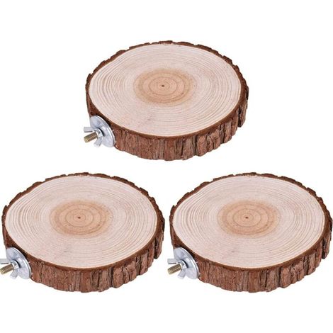Lot de 3 supports de plate-forme de perroquet accessoire jouet Hamster plate-forme de station de conseil support de plate-forme perche support de plate-forme