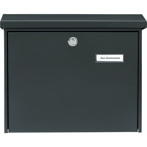 Cassetta postale BURG-WÄCHTER Ams.867 ANT H.320mm B.377mm T.115mm antracite STA DIN C4 - 867 ANT (1/4)