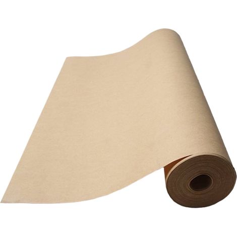 Rouleau De Papier Kraft - 430 mm x 10160 mm - 75 g/m² - Pour Emballage Cadeaux Et Déménagement - 1 Pièce (1/5)