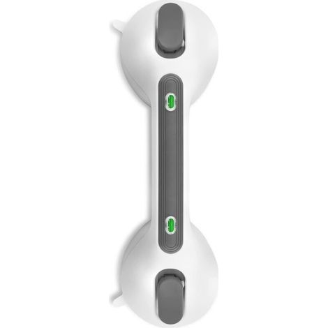 Barre d'appui à ventouse pour salle de bain, rampe pour personnes âgées, aucune fixation requise pour la salle de bain (gris foncé) (1/5)