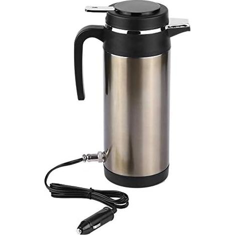 1000ML 12V Bouilloire électrique Bouilloire Coupe à boire de Voyage Tasse à Café de Voyage Bouteille d'eau(12V) (1/5)