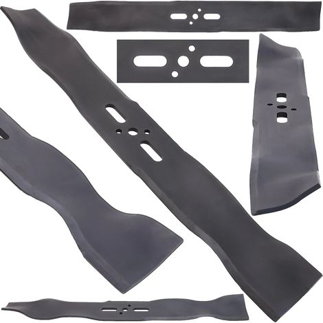 Lame de tondeuse universelle 46cm pour Rasenmäher ⌀10 16 18mm Coupe mulch (1/5)