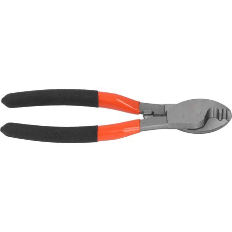 Coupe-câble 8 pouces avec dénudeur acier haute teneur en carbone manche PVC pour fil électrique cuivre aluminium capacité 35mm² (1/5)
