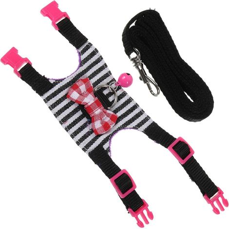 Arnés para mascotas pequeñas, arnés para conejos, duradero, 2 juegos, moda (1/5)
